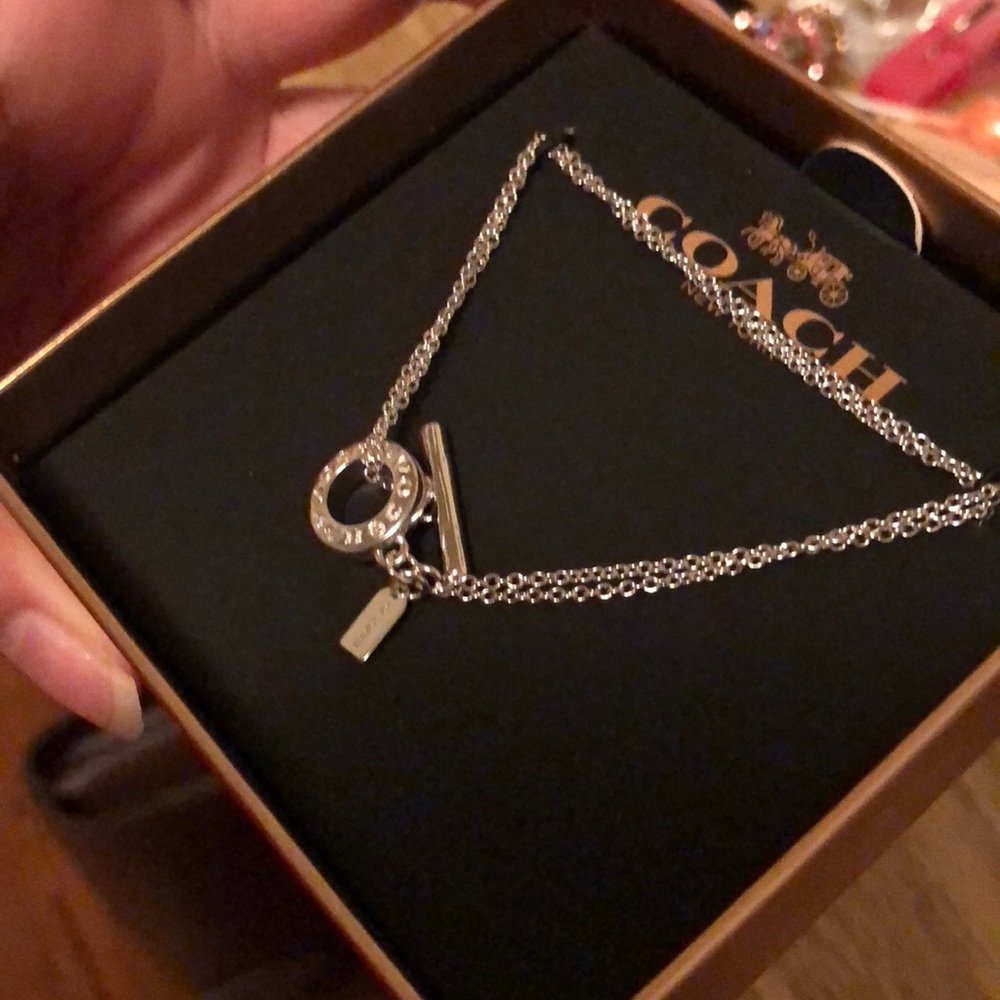 Coach Silver Chain Link Bracelet - Picture 2 of 2